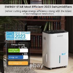 150 Pint Energy Star Dehumidifier With Pump for Basement & Extra Large Room