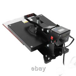 15x15 Heat Press Machine Digital Transfer Semi-automatic Level Time Control US