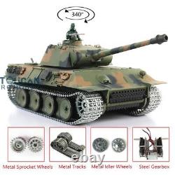 1/16 Henglong 7.0 Upgraded Panther V RTR RC Tank Metal Tracks Driving Wheels