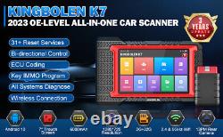 2024 KINGBOLEN K7 Bidirectional Full System Car Diagnostic Scanner KEY Coding