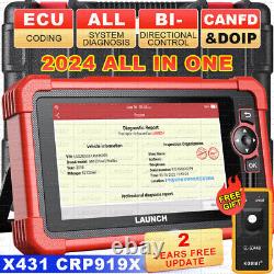 2024 LAUNCH X431 CRP919X PRO Bidirectional Car Diagnostic Scanner Key Coding