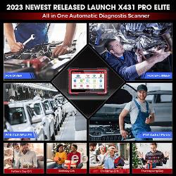 2024 Launch X431 PRO Elite V + Bidirectional Car Diagnostic Scanner Key Coding