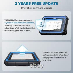 2024 TOPDON OBD2 Full System Diagnostic Bidirectional Scanner Online Coding Tool