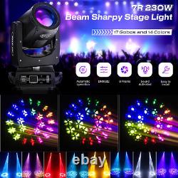 230W Moving Head Light 7R Stage Lighting LED RGBW DMX Beam Disco Party Lights