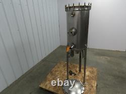 26 Gallon Stainless Tank WithTri-Clover 30-125-01-316 Level Control Type Float