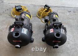 2-Centrifugal Pumps, 2-Butterfly Valves, 2-Level Controls (See Desc)