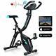 2-in-1 App Control Folding Exercise Bike Indoor Stationary 10-level Resistance