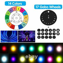 2x230With60W Beam Moving Head Lighting RGBW LED DMX Disco Club Party Stage Show