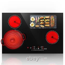 30in Induction Cooktop 4 Burner Stove Top Touch Control 9 Power Level Child Lock