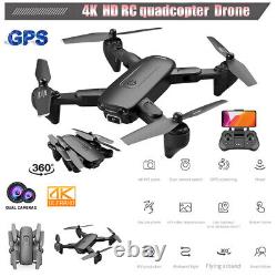 4DRC F6 wireless remote control drone 360 degree flip dual camera GPS quadcopter