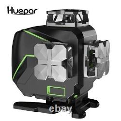 4D Huepar laser level S04CG, bluetooth. Remote control. Lcd screen