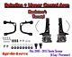 4 Lift Spindles + Upper Control Arms, Fits 2005 2018 Toyota Tacoma Prerunner