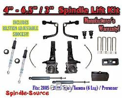 6.5 / 3 LIFT Kit, Bilstein 5100 Shocks rs UCA, fits 05 18 Toyota Tacoma 6lug