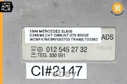 93-95 Mercedes R129 SL600 600SL ADS II Suspension Control Module 0125452732 OEM
