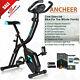 Ancheer App Control Folding Exercise Bike, Indoor Stationary Bike With 10-level