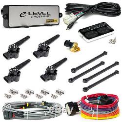 AccuAir E-Level Air Suspension Leveling Kit Electronic Air Bag System Nickel