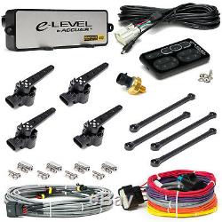 Accuair e level air suspension leveling kit electronic air bag system black