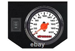 Air Helper Spring Load Level Kit withWhite Gauge Fits 2001-2010 Chevy 3500 Truck