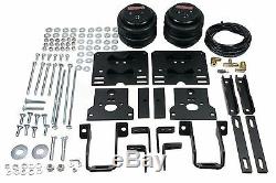 Air Over Load Helper Spring Kit withWhite Gauge & Tank For 2005-10 Ford F250 4x4