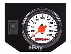 Air Tow Assist Kit White Gauge In Cab Management 2014-2018 Dodge Ram 3500 Truck