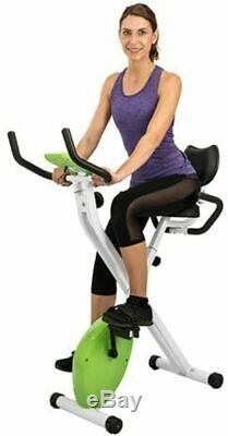 AuWit Magenetic Exercise Bike withMulti Level Control Adjustable LCD Machine Green