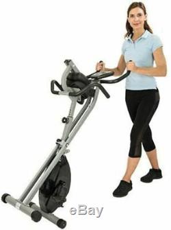 AuWit Magenetic Exercise Bike withMulti Level Control Adjustable LCD Screen Black