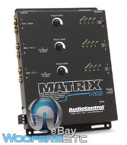 Audiocontrol Matrix Plus Black 6-channel Line Driver Optional Level Control New