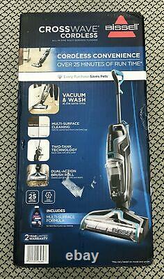 BISSELL CrossWave Cordless Multi-Surface Wet Dry Vac 2551W BRAND NEW