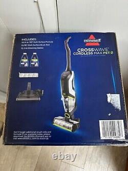 Bissell CROSSWAVE Cordless MAX PET All-in-One Multi-Surface Cleaner 2590 NEW
