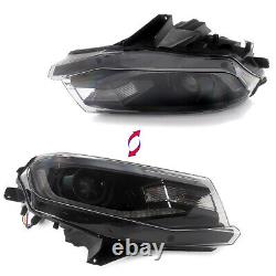 Black HID With LED DRL RH Right Side Headlight Headlamp For 2016-2022 Chevy Camaro