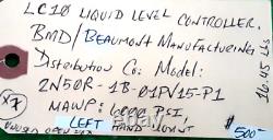 Bmd Lc10 Liquid Level Controller 6000 Psi Pessco Is Offering 1 C111822-3-9