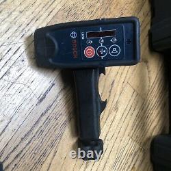 Bosch Grl250hv 360 Self Leveling Remote Controlled Rotary Laser Level Kit Case