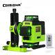 Clubiona 16 Line 4d Powerful Green Laser Level Remote Control Floor & Wall Mount