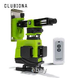 CLUBIONA 360° 4D 16 Lines German Green Laser Level Remote Control Self-Leveling