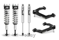 Cognito 3 Front Uniball Leveling Lift Fox 2.0 IFP Coilovers For 19-21 GM 1500