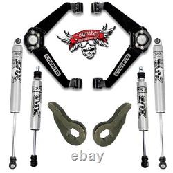 Cognito Boxed BJ Control Arms Level Kit 03-09 Hummer H2 Stage 3 with Fox Shocks