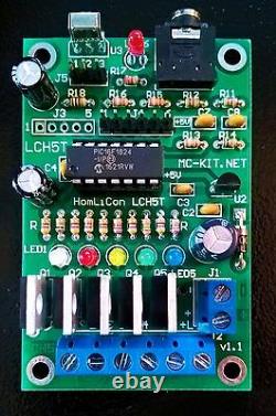 Color Organ, Level Meter, Chaser, Sound Music Light Show, LED Controller PWM 5ch