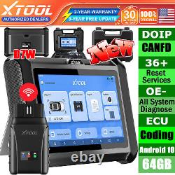 D7W XTOOL Wifi Scanner Auto Full Diagnostic Scan Tool DoIP/CANFD IMMO Key Coding