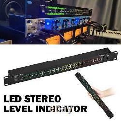 Dual 40 LED Stereo Sound Control Audio Level Meter Indicator Music Spectrum Lamp