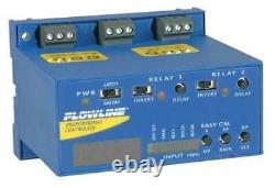 FLOWLINE LC52-1001 Level Controller, DIN Rail Mount, 2 Relays