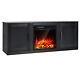 Fireplace 58 Tv Stand Entertainment Console With 18 Electric Fireplace