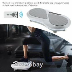 Fitness Vibration Board Exercise Plate Whole Body for Workout Trainer LED Touch