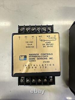 GEMS Sensors 27A1E0 Series 27 Warrick Level Control, 10 K Oh