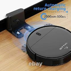 GTTVO Robot Vacuum Cleaner Automatic Smart Mapping Robotic for Floors & Carpets