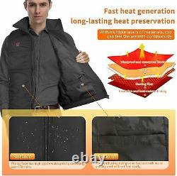 Heated Vest With 8 Heating Zones, Front / Rear independent control, 3 Temp Level