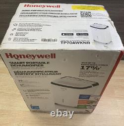 Honeywell 70 Pint Smart Portable Dehumidifier up to 4000 sq ft TP70AWKNR WiFi