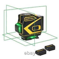 INSPIRITECH 3x360° Floor Tile Laser Level with Battery and Remote controller