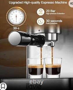 Ilavie 20 Bar Espresso Machine EM3209