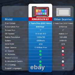 KINGBOLEN K7 BT Bidirectional All System Car OBD2 Scanner Diagnostic Scan Tool