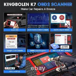 KINGBOLEN Scanner K7 BT Auto Full Diagnostic Bidirectional Key Programming Tool